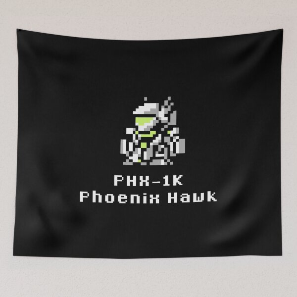 Item preview, Asplenia Studios: SD 8bit Phoenix Hawk designed and sold by Asplenia Studios.