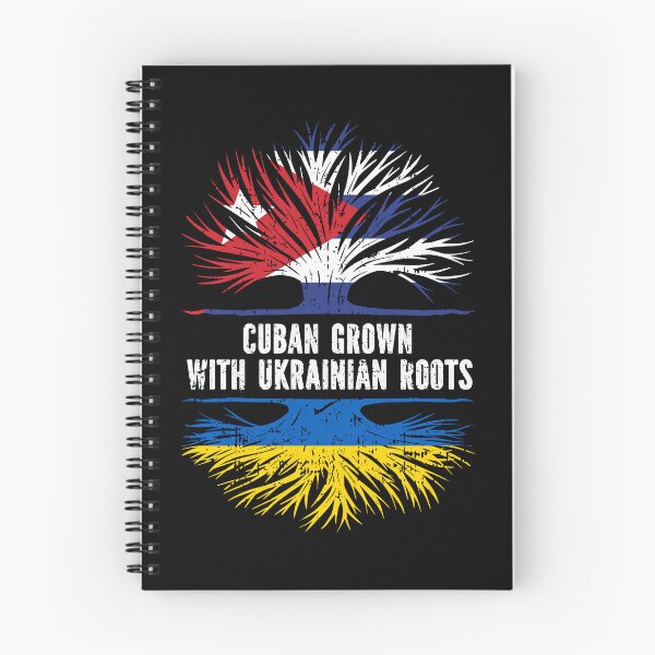 Item preview, Cuban Grown with Ukrainian Roots Flag designed and sold by CosmoKitsch.