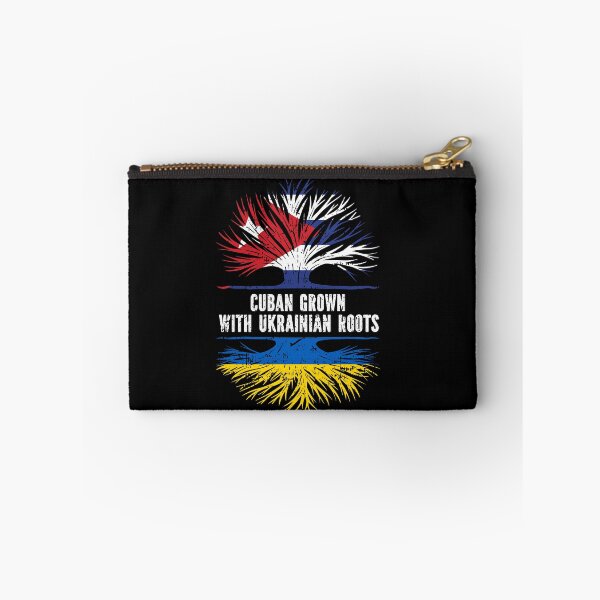 Item preview, Cuban Grown with Ukrainian Roots Flag designed and sold by CosmoKitsch.