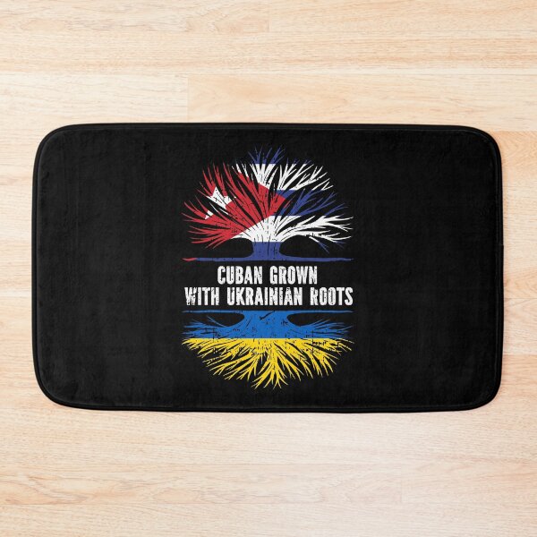 Item preview, Cuban Grown with Ukrainian Roots Flag designed and sold by CosmoKitsch.