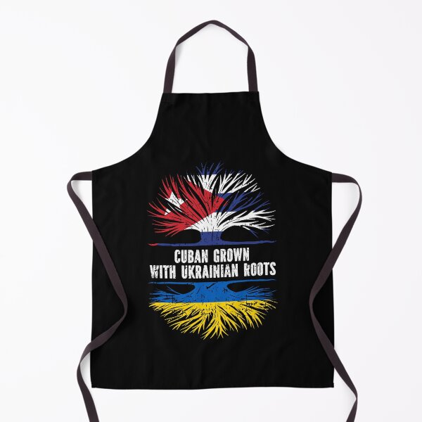 Item preview, Cuban Grown with Ukrainian Roots Flag designed and sold by CosmoKitsch.