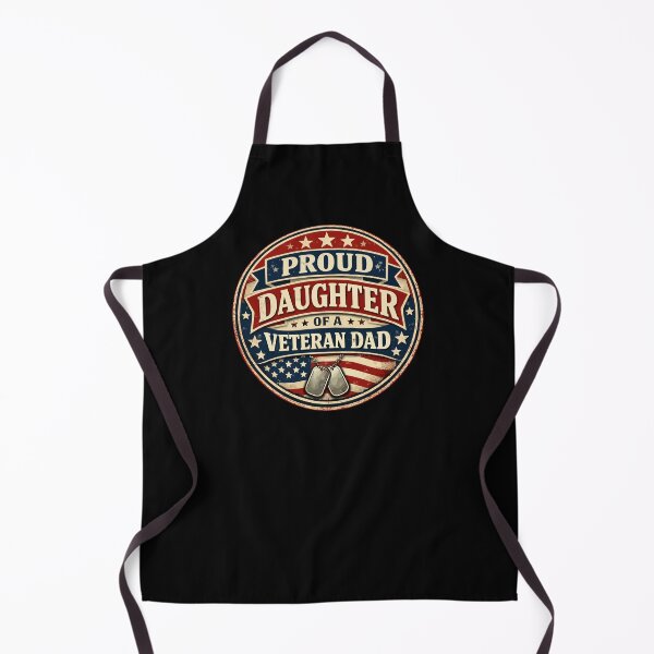 Item preview, Proud Daughter of a Veteran Dad Dog Tags Emblem designed and sold by Mikoff04-arts.