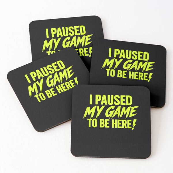 Item preview, I Paused My Game To Be Here – Geek Humor Funny Nerd Science Joke Cool Programmer Programming Cute Chemistry Nerdy Teacher Computer Humorous designed and sold by Axivra.
