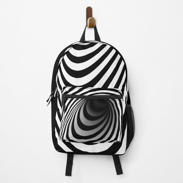 Item preview, Black and White Optical Illusion Spiral Hypnotic Design designed and sold by artistwill.