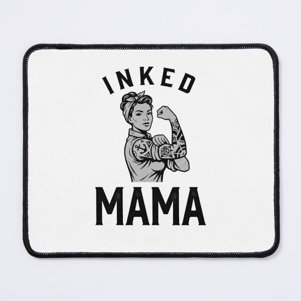 Item preview, Inked Mama Strong Tattooed Mom Flexing Bicep designed and sold by snowry.