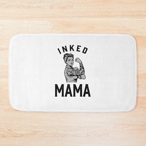 Item preview, Inked Mama Strong Tattooed Mom Flexing Bicep designed and sold by snowry.