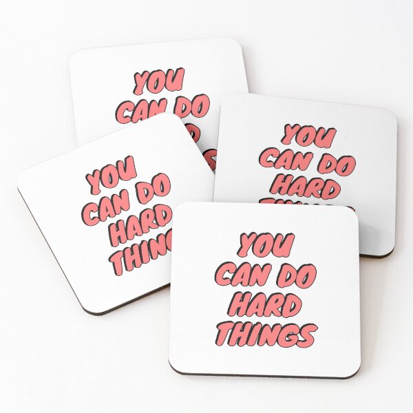 Item preview, You can do hard things  - motivational quote designed and sold by Inspirationmotivation.