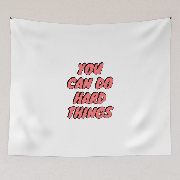 Item preview, You can do hard things  - motivational quote designed and sold by Inspirationmotivation.