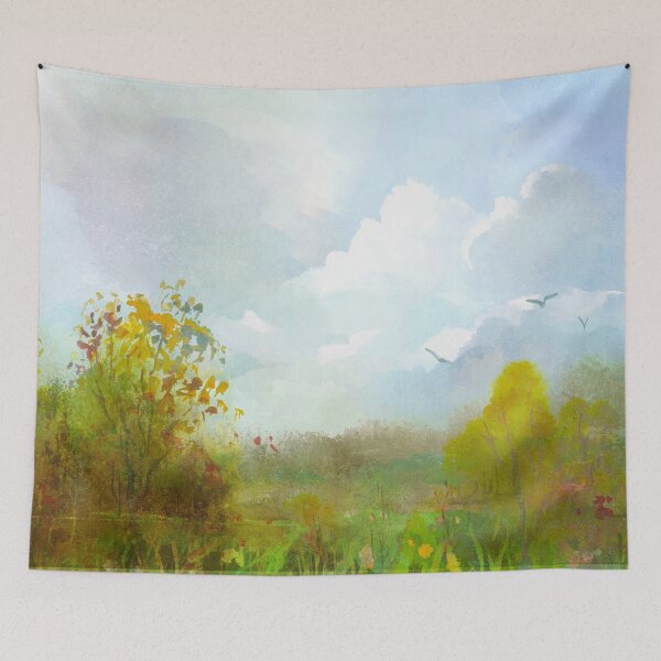 Item preview, Sunshine in the Meadow II designed and sold by Skyline-Art-Inc.