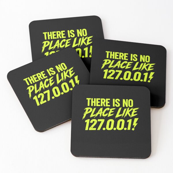 Item preview, There Is No Place Like 127.0.0.1 | Geek Humor Funny Nerd Science Joke designed and sold by Axivra.