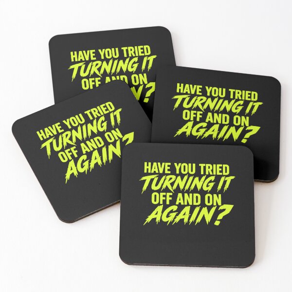 Item preview, HAVE YOU TRIED TURNING IT OFF AND ON AGAIN? – Geek Humor Funny Nerd Science Joke designed and sold by Axivra.