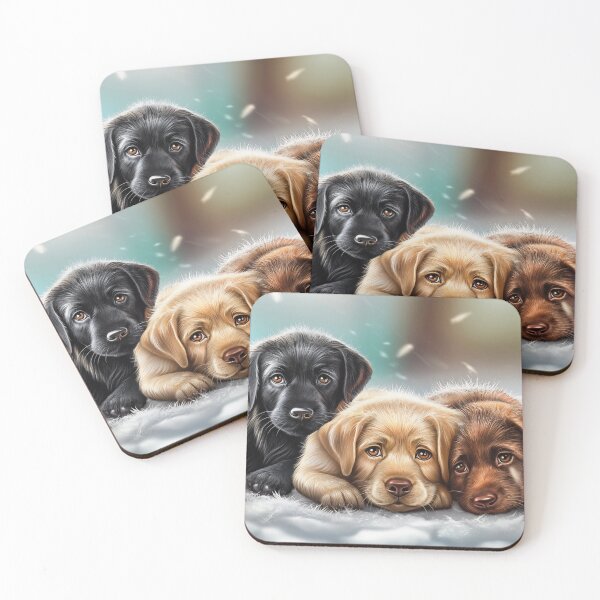 Item preview, Three labrador puppies designed and sold by PetsArt.