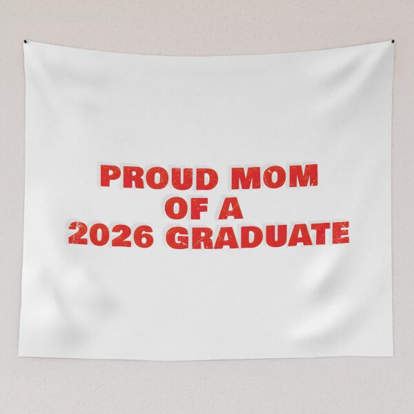 Item preview, Proud Mom of a 2026 Graduate Vintage  designed and sold by VibranPalette.
