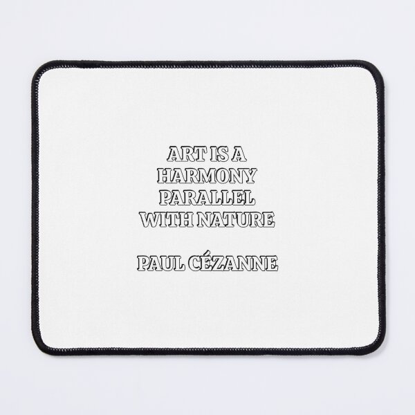 Item preview, Art is a harmony parallel with nature - Paul Cezanne quote designed and sold by Inspirationmotivation.