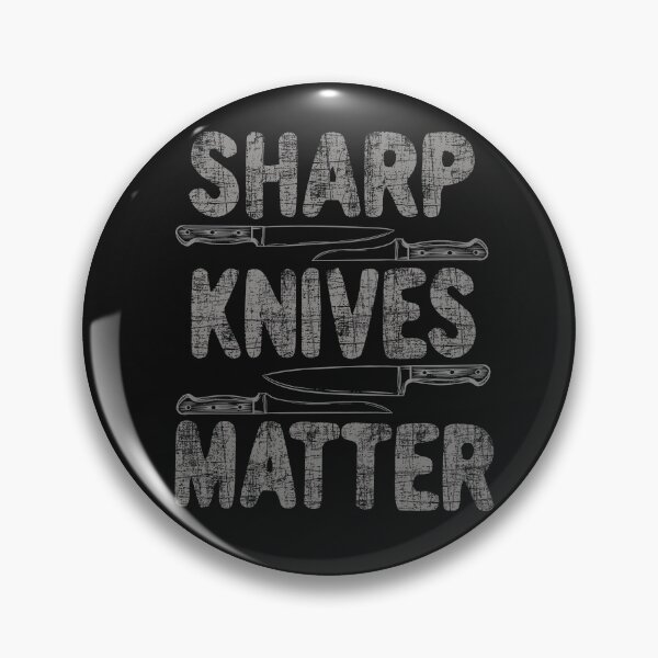 Item preview, Sharp knives matter worn letters designed and sold by Shedronpanda.