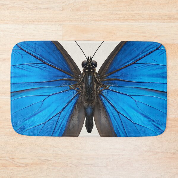 Item preview, Blue Morpho Butterfly / Papillon Morpho Bleu designed and sold by FrancophileFun.