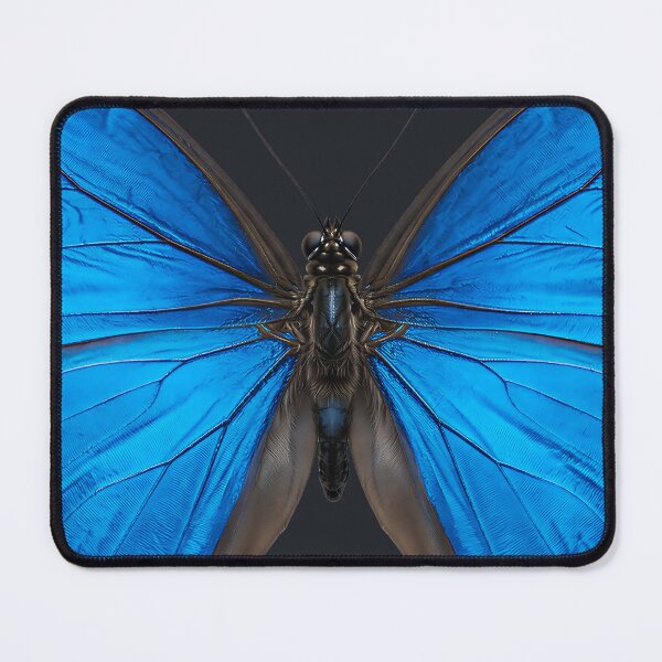 Item preview, Blue Morpho Butterfly / Papillon Morpho Bleu designed and sold by FrancophileFun.