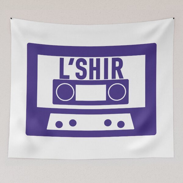 Item preview, L'SHIR Cassette Logo Purple designed and sold by L'Shir A Cappella.
