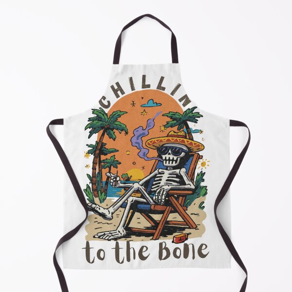 Item preview, Chillin To The Bone Funny Skeleton Beach Summer Design designed and sold by Region.