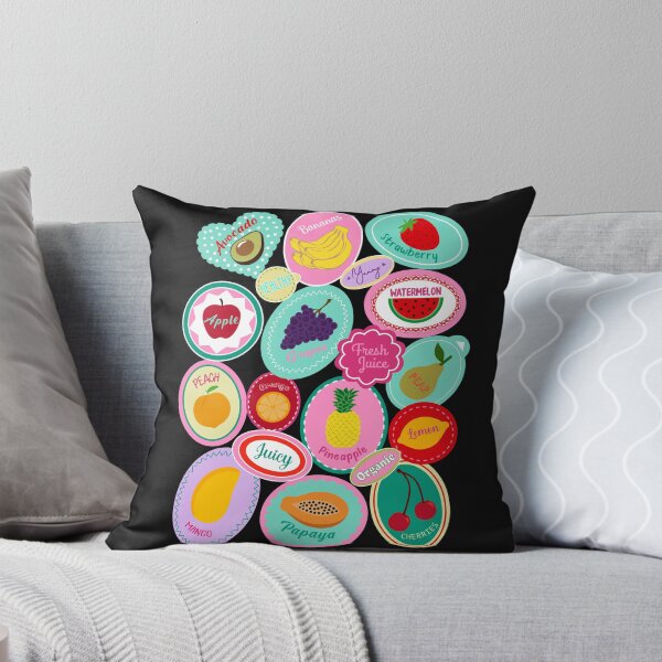 Item preview, Fruit festival colorful stickers avocado banana designed and sold by Shedronpanda.