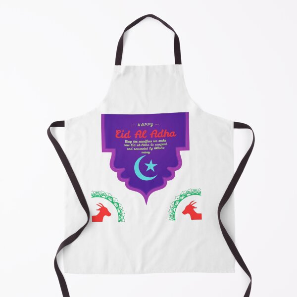 Item preview, Happy Eid al-Adha Crescent Moon and Sacrifice Goat Illustration designed and sold by M1144.
