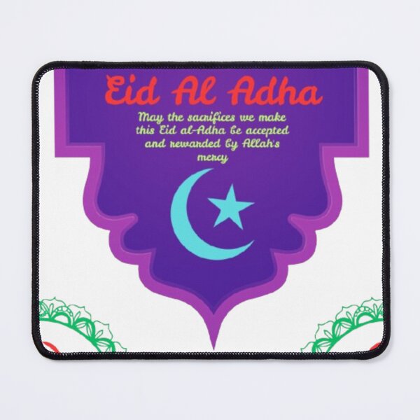 Item preview, Happy Eid al-Adha Crescent Moon and Sacrifice Goat Illustration designed and sold by M1144.