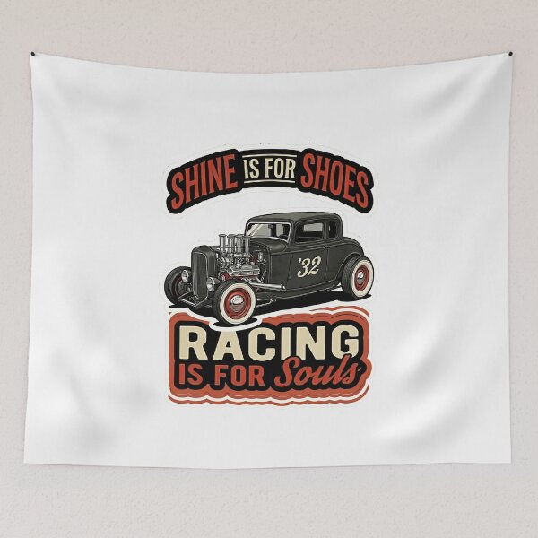 Item preview, Funny 1932 Ford Deuce Coupe Hot Rod Shine Is For Shoes designed and sold by EKHOAISTORE.