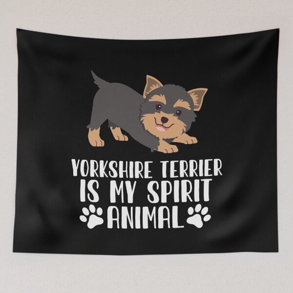 Aperçu de l'œuvre Le Yorkshire Terrier est mon animal totem créée et vendue par GabbyKash.