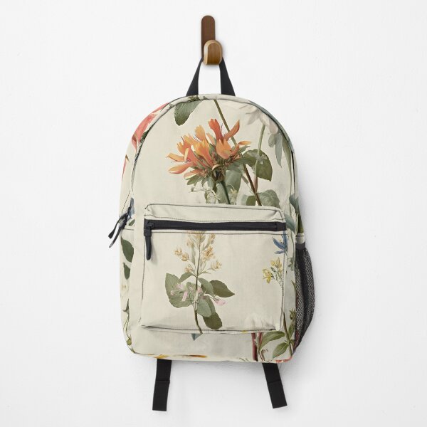 Item preview, Vintage Botanical Bouquet – Red Lilies, Blue Columbines & White Anemones designed and sold by EK-World.