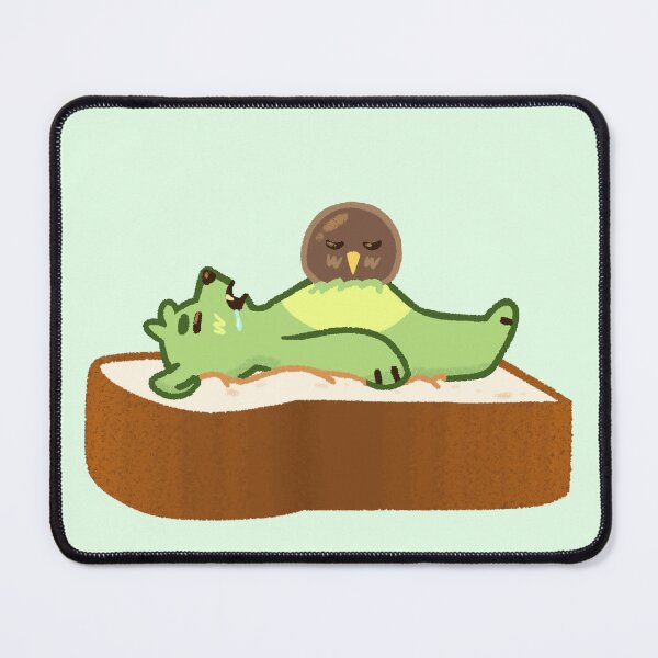 Item preview, Avocado Bear And Bird On Bread designed and sold by TheArtisticCell.
