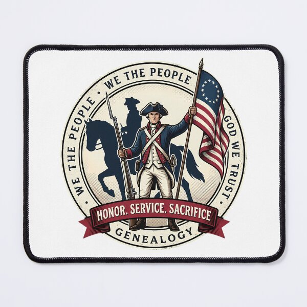 Item preview, Revolutionary War Ancestor Genealogy Emblem designed and sold by chattsuede.