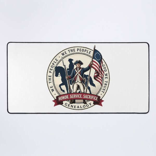 Item preview, Revolutionary War Ancestor Genealogy Emblem designed and sold by chattsuede.