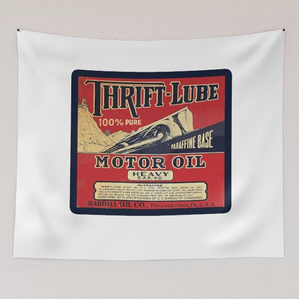 Item preview, Vintage Thrift Lube Motor Oil designed and sold by QuayTradingCo.