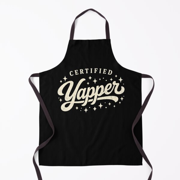 Item preview, Certified Yapper Funny Talkative Humor Social Personality Quote designed and sold by MAHverse.