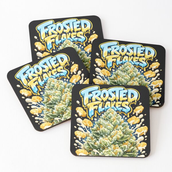 Item preview, Frosted Flakes Graffiti Print | Sweet Cereal Hybrid Strain Typography | Relaxing 420 designed and sold by WAUZ.