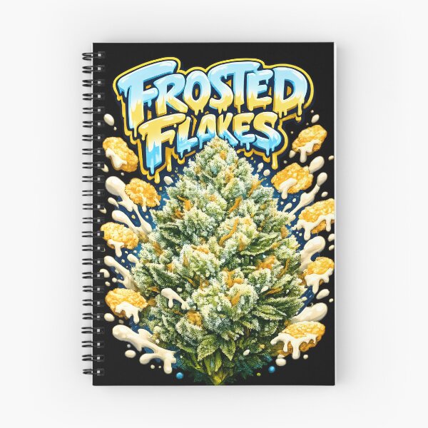 Item preview, Frosted Flakes Graffiti Print | Sweet Cereal Hybrid Strain Typography | Relaxing 420 designed and sold by WAUZ.