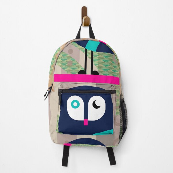 Item preview, the winking owl, geometric style illustration designed and sold by Mevissart.
