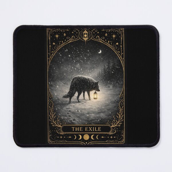 Item preview, The Exile - Wolf Pack - Tarot Card designed and sold by Coral Surprise Studio | Playful & Dreamy Designs.