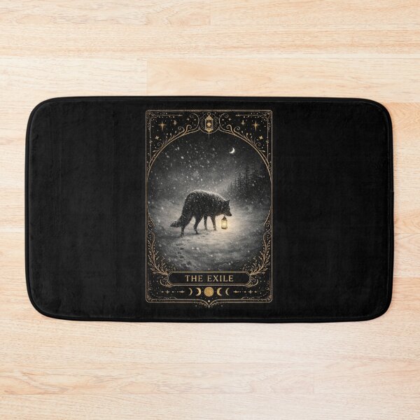 Item preview, The Exile - Wolf Pack - Tarot Card designed and sold by Coral Surprise Studio | Playful & Dreamy Designs.