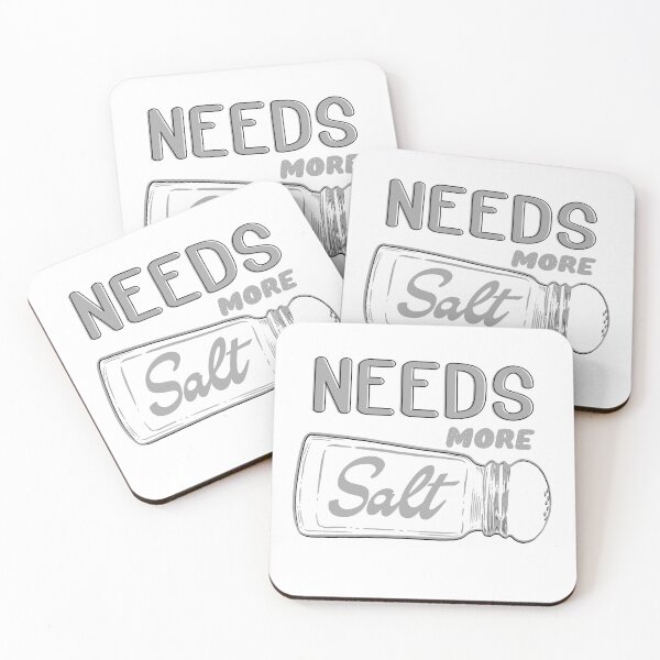 Item preview, Needs more salt funny salt shaker designed and sold by Shedronpanda.