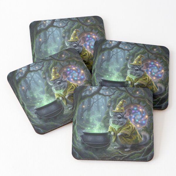 Item preview, Chinchilla Sorcerer Opens Portal to Another Dimension designed and sold by Tridentulus.