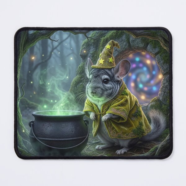 Item preview, Chinchilla Sorcerer Opens Portal to Another Dimension designed and sold by Tridentulus.