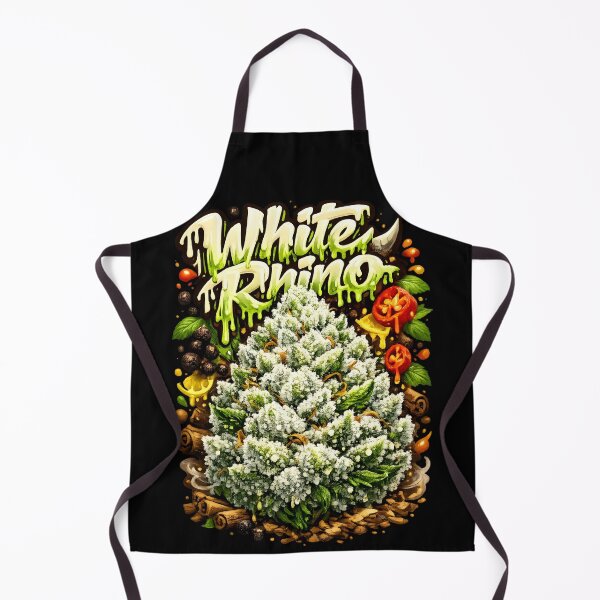 Item preview, White Rhino Graffiti Art Print | Thick Resin Heavy Hitter Bud Typography | Classic Indica 420 designed and sold by WAUZ.