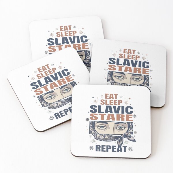 Item preview, Eat Sleep SLAVIC STARE Repeat designed and sold by Pairofus.