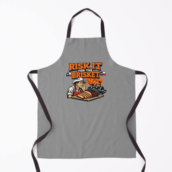 Item preview, Risk It For The Brisket Texas BBQ Retro Design designed and sold by Mikoff04-arts.