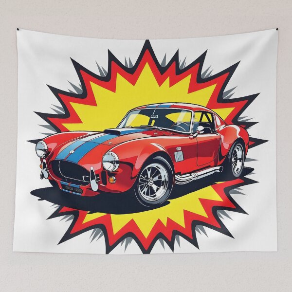 Item preview, Retro-Futuristic Red Cobra Pop Art Explosion designed and sold by rgagliardi2017.