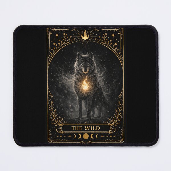 Item preview, The Wild - Wolf Pack - Tarot Card designed and sold by Coral Surprise Studio | Playful & Dreamy Designs.