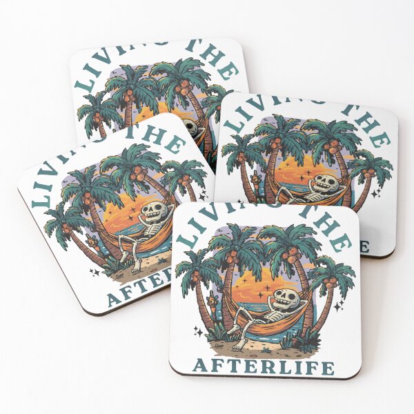 Item preview, Living The Afterlife Dream Funny Skeleton designed and sold by Region.