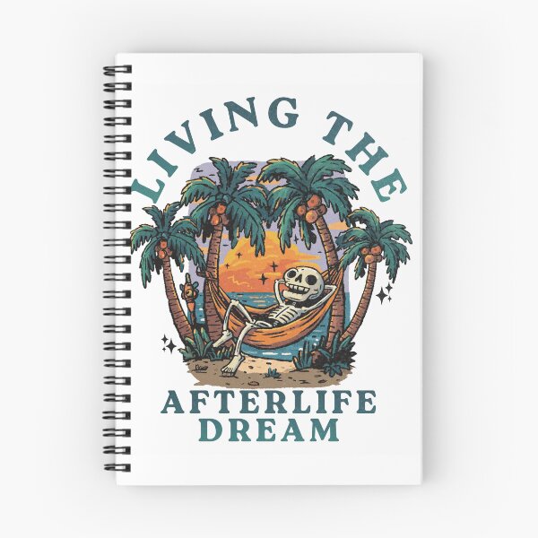Item preview, Living The Afterlife Dream Funny Skeleton designed and sold by Region.