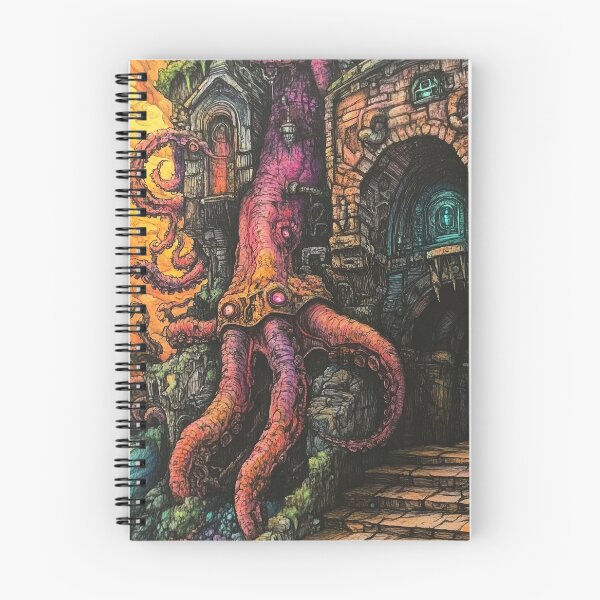 Item preview, Tentacle Lovecraft Tower – Omega Days Horror designed and sold by TechDreamscapes.